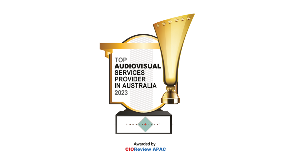 CIO Review CIO - Chorus Call Australia Awards - Top Audiovisual service provider in Australia